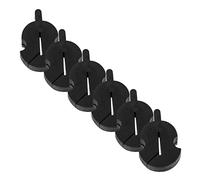 TOPPERFUN 6pcs Professional Violin Practice Mutes Violin Mute Accessories Sturdy Rubber