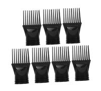 TOPPERFUN 7pcs Hair Dryer Comb Nozzle Attachments Kit Heat-resistant Plastic Blow Dryer Nozzles for Efficient Airflow and Styling Suitable for Straight Wavy Curly Hair Salon and Home Use