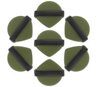 TOPPERFUN 7pcs Makeup Sponges Double-sided Hydrophilic Non-latex Wet Dry Powder Applicators for Face Makeup On-the-go