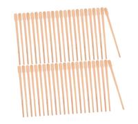 TOPPERFUN 800Pcs Wooden Wax Sticks for Hair Removal Single Use Body Waxing Applicators Flat Oval Tips, Precise Nose, Eyebrow and Lip Waxing Tools for Home and Professional Use