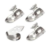 TOPPERFUN 8pcs Adjustable Thumb Picks Set for Guitar Banjo Dobro and Lightweight Plectrums for Smooth Strumming and Picking