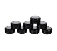 TOPPERFUN 8pcs Makeup Container Eyeshadow Case Stylish White Organizer for Dorm Home for Blush Foundation Storage Keep Your Vanity Tidy and Clean