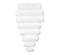 TOPPERFUN 8pcs Ptfe Magnetic Stirrer Bars for Laboratory Use Anti-adhesive Stirring Rods for Rapid Even Mixing in Chemistry and Biology Experiments Reliable Magnetic Stirrer Bar for Precise