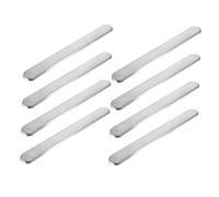TOPPERFUN 8pcs Stainless Steel Blind Path Identification Strips Non Slip Tactile Warning Pads with Pineapple Pattern Surface for Outdoor Public Sidewalks Schools and Residential Safety