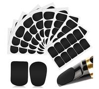 TOPPERFUN 94-piece Saxophone Pad Cushion Set 30 Square 64 Oval Soft Adhesive Cushions for Alto and Tenor Saxophones