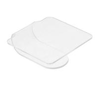TOPPERFUN Acrylic Nail Art Mixing Palette Square Handheld Foundation Mixing Tray Manicure Foundation Plate for Professional Nail Technicians and Makeup Artists