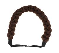 TOPPERFUN Adjustable Faux Braid Hairpin Headband for Women High-temperature Braided Hair Band Soft Comfortable Hair Accessory for Stylish Hairstyles and Versatile Fit
