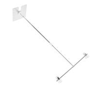 TOPPERFUN Adjustable Mini Photography Backdrop Stand 17.5X5.3In Stainless Steel Small T-Shape Background Frame for Jewelry Cosmetics Food Flat Lay Photos