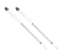 TOPPERFUN Alcohol Hydrometer 0-100 Alcohol Concentration Dual Scale 2pcs Glass High Precision Easy to Use Tester for Wine and Liquor Measuring for Bars and Hotels