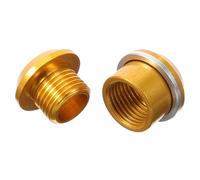 TOPPERFUN Aluminum Alloy Blow Screw for Drums Replacement Air Vent Part Snare Drum Hardware
