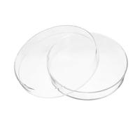 TOPPERFUN Autoclavable High Borosilicate Glass Petri Dish Clear Culture Plate for Microbiology Research Education with Enhanced Thermal Shock Resistance and Easy Cleaning
