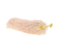 TOPPERFUN Beige Plush Catnip Caterpillar for Indoor Cats Soft Stuffed Cat for Kittens with Scratching Function Interactive Plaything Entertained and Active
