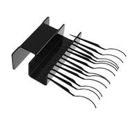 TOPPERFUN Black Eyelash Display Stand with False Lash Holder Sticks Professional Lash Extension Organizer for Beauty Display Tray Neat Cosmetic Storage for Stylists and Makeup Artists