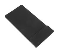 TOPPERFUN Black Textured Menu Book Folder with Receipt Pocket Check Presenter for Restaurants and Hotels Compact Guest Bill Holder Organizer for Servers and Waitstaff
