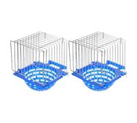 TOPPERFUN Breeding Hatching Nest 2Pcs Bird Nesting Box Lightweight Iron Wire Portable with Quick Installation for Parrot Pigeon Outdoors