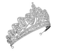 TOPPERFUN Bridal Rhinestone Crown Tiara Headband for Women Hair Accessory for Weddings Proms and Special Occasions Elegant Bridal Headdress Stunning