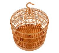 TOPPERFUN Cage Plastic Material for Small Pets and Birds Hanging Bird Cage Stylish Round-shaped Offering Large Enough and Comfortable Space, Sturdy and Not Easy to Break or Deform