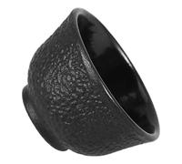 TOPPERFUN Cast Iron Tea Cup Multi Use Tea Cup 35ml Black Vintage Japanese Style Retro Metal Enhance Flavor and Aroma for Serving Juice and Office Use