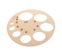 TOPPERFUN Cervical Dilations Board Wooden Wheel for Childbirth Education Realistic Model for Enhance Learning Obstetric Classes Childbirth Process