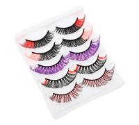 TOPPERFUN Chemical Eyelashes Mix Pack D-curl Russian Volume Dense Makeup Eyelash Extensions for Festival Events