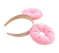 TOPPERFUN Colorful Donut Headband for Women Three-color Realistic Doughnut Model Party Hairband Lightweight Funny Hair Accessory for Carnival Halloween Cosplay and Festival Wear