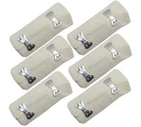 TOPPERFUN Compression Wrap 6 Rolls 7.5cm x 4.5m Cotton Spandex Wrap for Wound Care Sports Training and Vein Support at Home