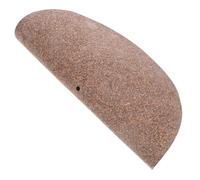 TOPPERFUN Cork Turntable Mat 12-inch Vinyl Record Pad 1mm Thickness No Groove Disc Protective Cushion Anti-vibration Slipmat for Record Player Accessories