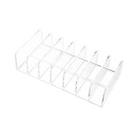 TOPPERFUN Cosmetic Storage Rack for Eye Shadow Palettes Organizer Vertical Stand for Toiletries Organiser for Bathroom Makeup Holder and Cosmetic Organizer