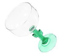 TOPPERFUN Creative Cactus-Shaped Novelty Drinking Glasses with Fine Workmanship and Beautiful Appearance Wine Cup Made of Glass as Table Drinkware for Banquets and Parties