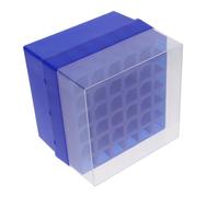 TOPPERFUN Cryogenic Storage Box for Microcentrifuge Tubes Plastic Freezer Holder with Design Test Tube Organizer for Laboratory Sample Management and Low Temperature Preservation