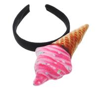 TOPPERFUN Curling Headband Women's Hair Band Cream Fascinators for Women Party Headband