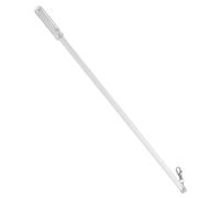 TOPPERFUN Curtain Handle Draw Rod for Blinds Curtain Rod Stick for Grommet Ease Manual Plastic White