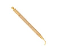 TOPPERFUN Curving Pen 100% Copper Golden Acupuncture Pens Facial Reflexology Tools Painless Clean Stimulation Ear and Foot Home Therapy Ear Seeds