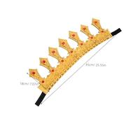 TOPPERFUN Diamond Men Crown King Birthday Crown Boy Props Headdress Boys Medieval Tiara Golden