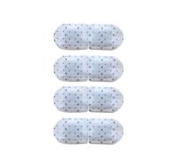 TOPPERFUN Disposable Cloth Eyeshade 4pcs Lavender for Refreshing the Brain Steam Eye Masks and Improving Blood Circulation around Eyes, to Relax Anytime while Travelling