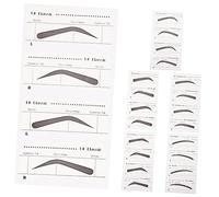TOPPERFUN Disposable Eyebrow Stencil Eyebrow Sticker Set 6 Pieces for Women Suitable for Beginners and Daily Use