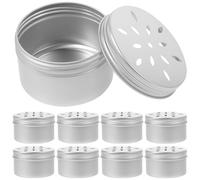 TOPPERFUN Dog Scent Training Holder 10Pcs Hollow Aroma Case for Working Dogs with Ventilated Lids Suitable for Explosive Detection Training