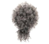 TOPPERFUN Drawstring Curly Afro Puff Ponytail Extension for Women High Volume Short Clip Hairpiece Natural Look Synthetic Hair Comfortable Fit for Weddings Parties and Daily Wear