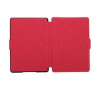 TOPPERFUN E-book Reader Protective Case for 8th, Auto Sleep Wake-Up, Anti-Scratch, Imitation Leather Cover, Red, for Commuting and Reading