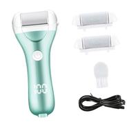 TOPPERFUN Electric Foot Callus Remover Electric Feet Care Machine with Roller Heads for Dead Skin and Cracked Heels Professional Rechargeable Pedicure Tool Portable for Men and Women