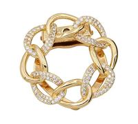 TOPPERFUN Elegant Scarf Ring Buckle Clip for Silk Scarves and Shirts Smooth Scratch-resistant Surface Multipurpose Clothing Decoration for Weddings Parties and Business Events