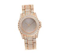 TOPPERFUN Elegant Watch for Women Stylish Ladies Wristwatch with Full Diamonds Graceful Design for Casual and Formal Occasions Durable Material