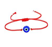 TOPPERFUN Evil Eye Bracelet for Women and Men Adjustable Red String Protection Jewelry Minimalist Handmade Amulet with Eye Charm Distinctive Fashion Wrist Accessory