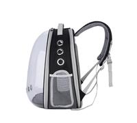 TOPPERFUN Expandable Pet Carrier Backpack Black Hard Shell Oxford Cloth with Great Transparency and Net for Vehicle and Plane Travel Comfortable Cat Bags for Carrying Cats