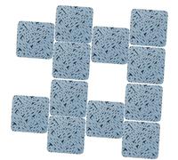 TOPPERFUN Eyelash Glue Cleaning Pads Cotton Wipes 600 Pieces Blue Bottle Wiping Cloth for Lash Extension Glue Residue Remover Professional Manicure Use