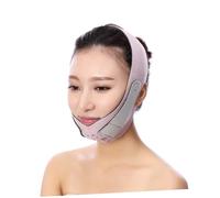 TOPPERFUN Face Lifting Belt for Women Elastic Thin Face Strap Breathable Soft Chin Support for Slimming Firming Sagging Shaped Design for Comfort and Snore Prevention Pink