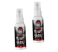 TOPPERFUN Fake Blood Spray 30ml 2pcs Portable Halloween Makeup Supplies for Theater and Zombie Face Paint Party Props