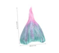 TOPPERFUN Flame Shape Wig for Troll Festival and Halloween Cosplay Party K Silk Material Purple Pink Colors Comfortable and Realistic Hairpiece for Masquerade Dress Up