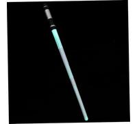 TOPPERFUN Flexible Color Luminous Extendable Sword for Silent Multi Color Light Up Cosplay Prop with Comfortable Handle and Smooth Design for Interactive Play and Birthday Parties