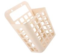 TOPPERFUN Foldable Hanging Laundry Basket Organizer with Pp Plastic Material Space-saving Laundry Hamper and Dorm Sturdy Clothing Storage Basket in Green